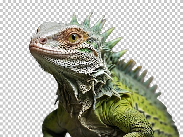 PSD psd de una iguana verde
