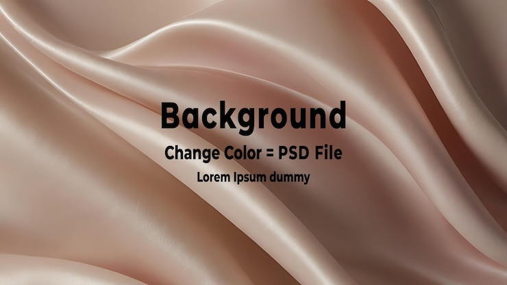 PSD psd ilustrasi 3d rendering 3d kain abstraksi latar belakang elegan mewah