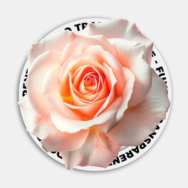 PSD psd image d'une rose blanche sans fond