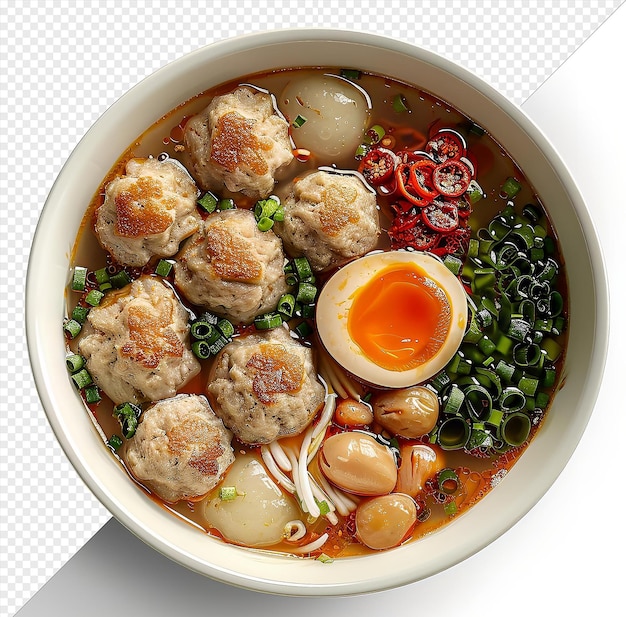 Psd imagem taça de bakso para o ramadan quebrar o jejum