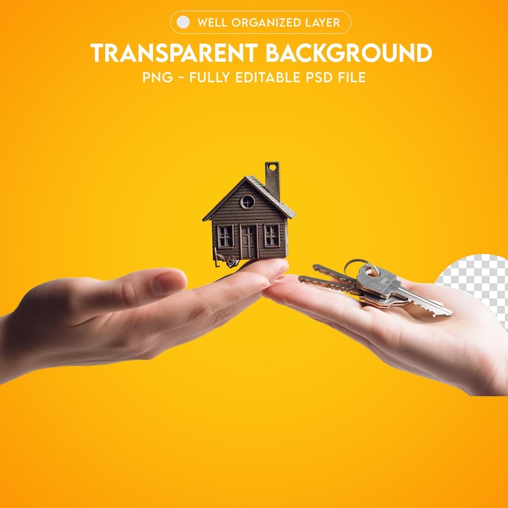 PSD psd immobiliare casa in miniatura trasparente png