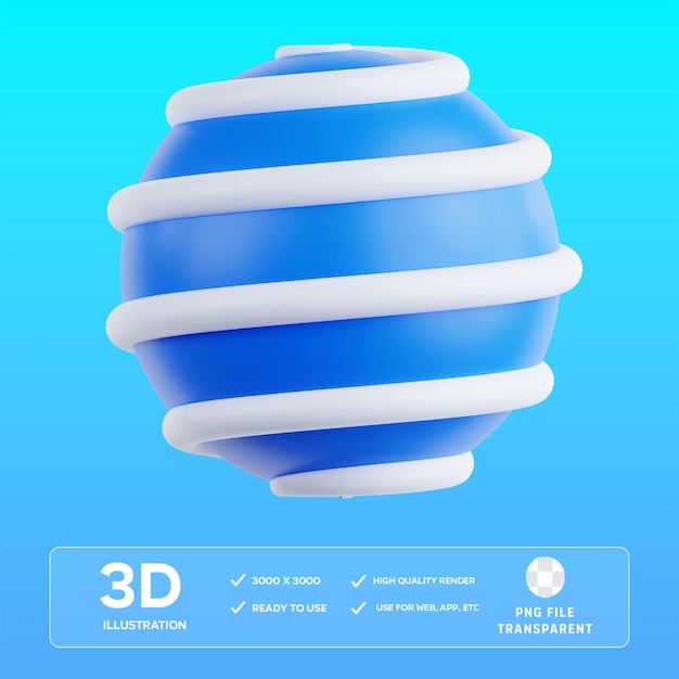 PSD-Internet 3D-Illustration