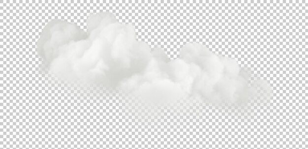 PSD isoliert Atmosphäre weiße Wolken Ruhe friedliche 3D-Rendering