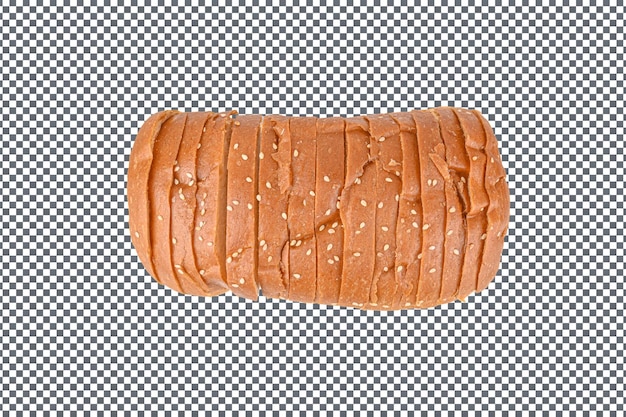 PSD Italienisches Brot isoliert auf durchsichtigem Hintergrund