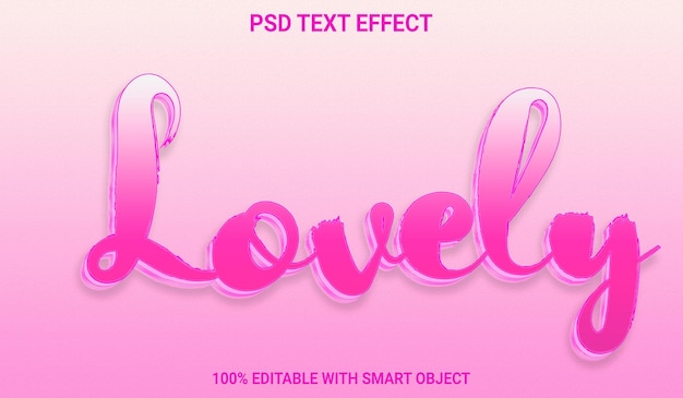 PSD joli effet de texte