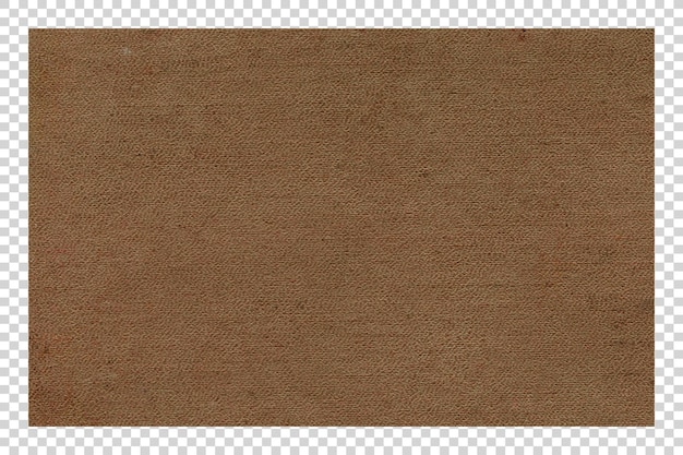 PSD-Karton Papiertextur auf durchsichtigem Hintergrund