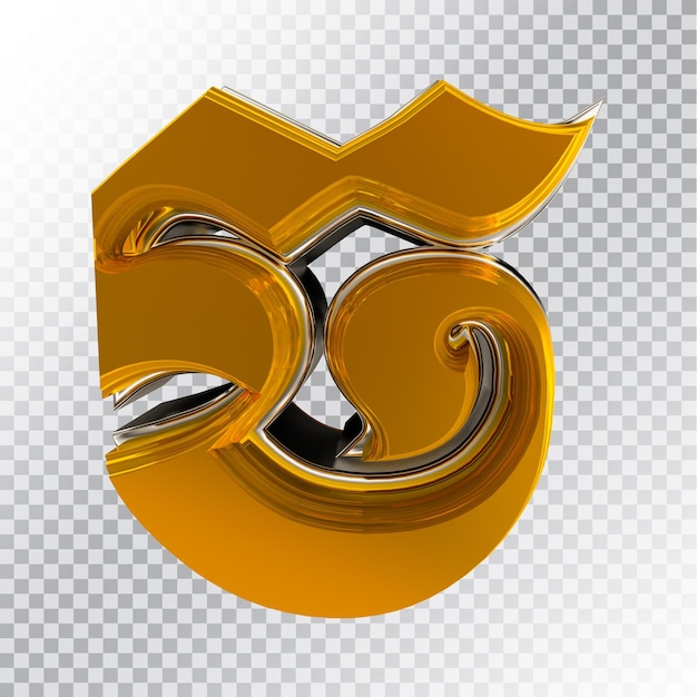 PSD psd khmer 3d-text gold premium psd