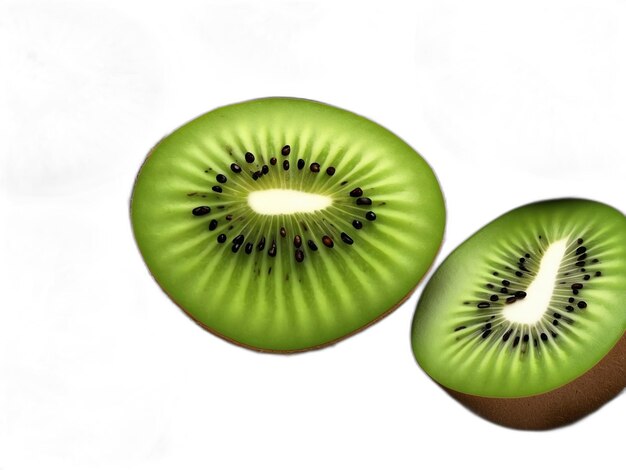 Psd De Kiwi Sur Un Fond Blanc