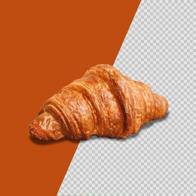 PSD Köstliches Croissant isoliert