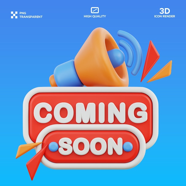 PSD kommt bald 3D-Illustration