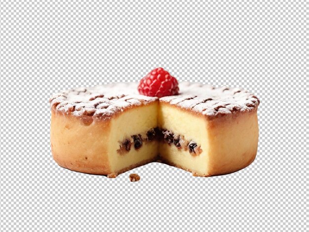 Psd de un kuchen en un fondo transparente