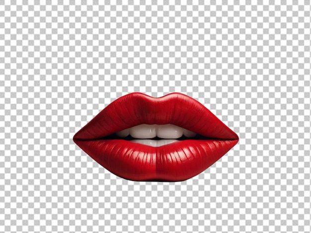 PSD psd de los labios rojos