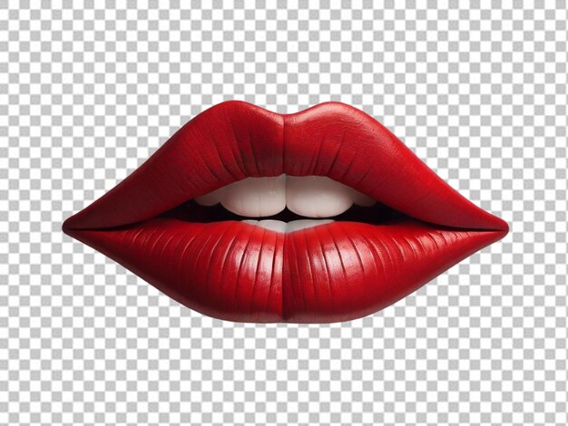 Psd de los labios rojos