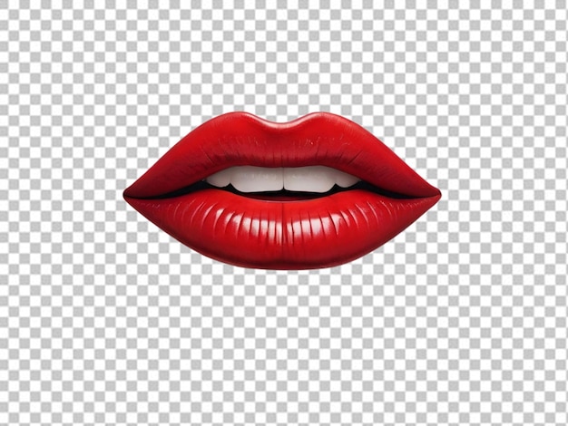 PSD psd de los labios rojos