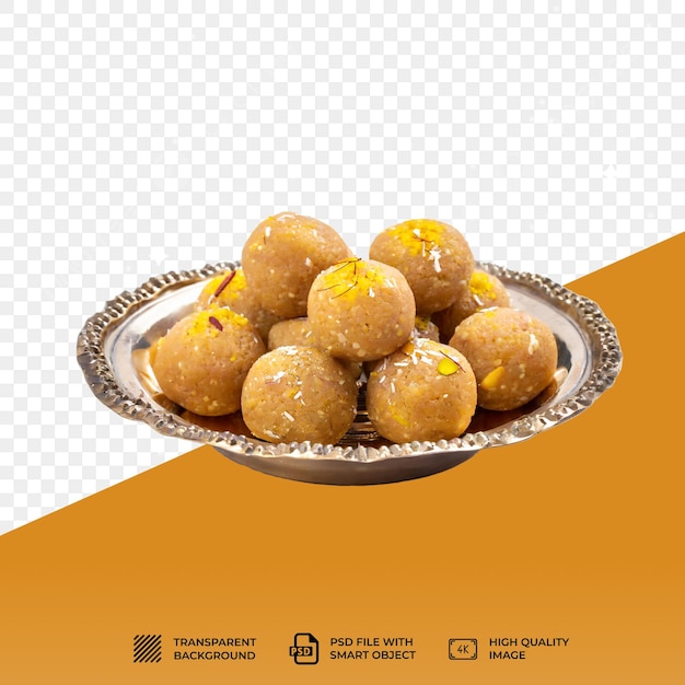 PSD psd laddu isolé sur un fond transparent