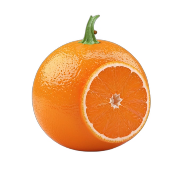 PSD laranja em fundo branco