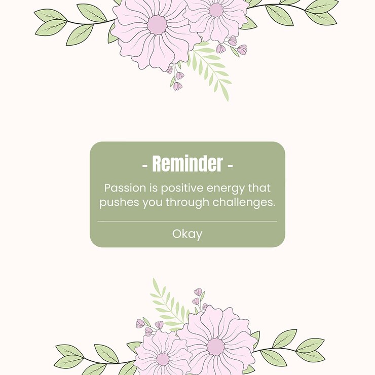 PSD psd lembrete com textura de flor modelo de postagem do instagram