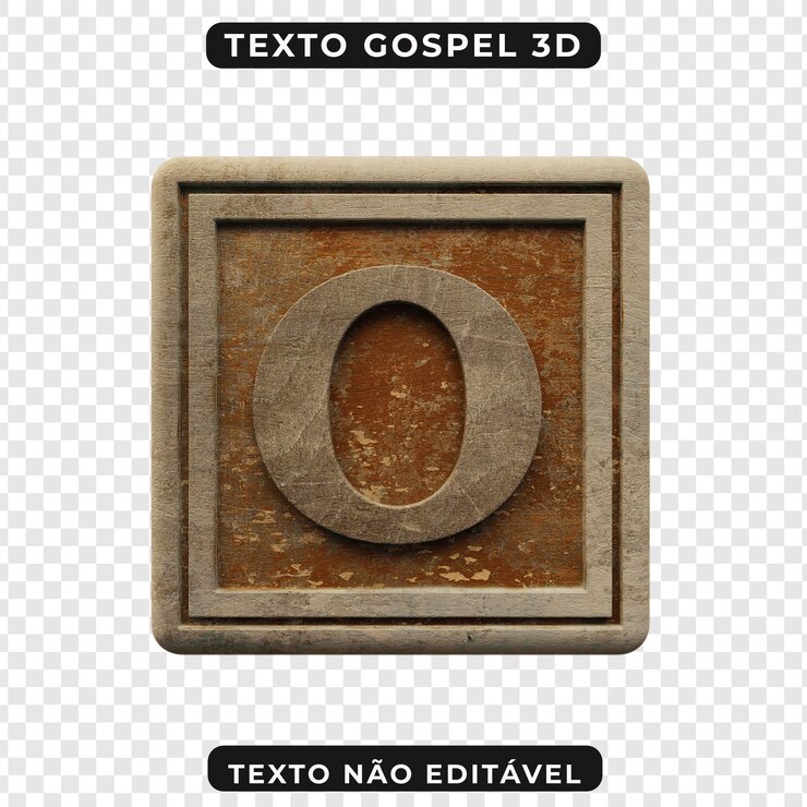 PSD psd letra 3d
