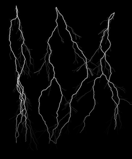 PSD psd lightning bolt texturas de fundo transparente