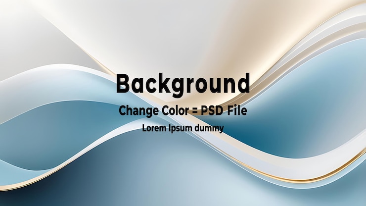 PSD psd líneas doradas abstractas de fondo ilustración vectorial de diseño de lujo