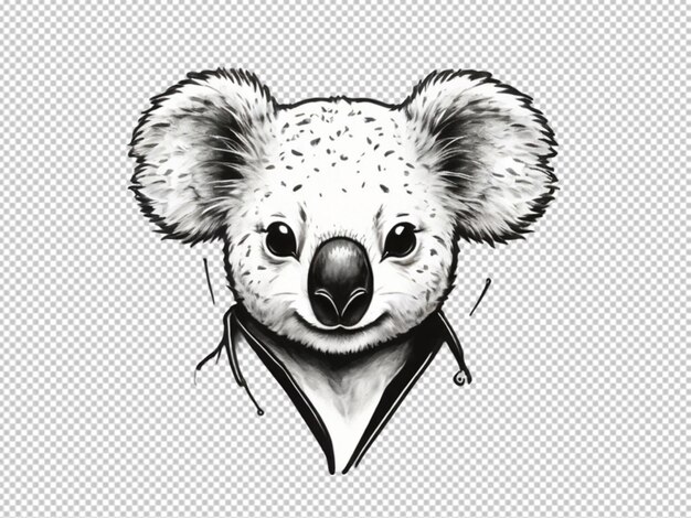 Psd D'un Logo 3d D'un Koala