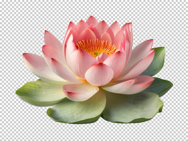 PSD psd lotus png sur un fond transparent