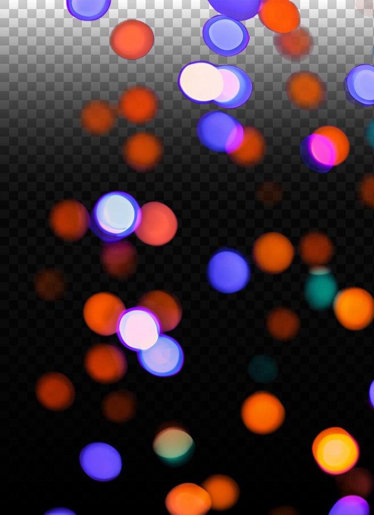 PSD psd lujo de colores de fondo bokeh luces abstractas borrón bokeh de fondo png