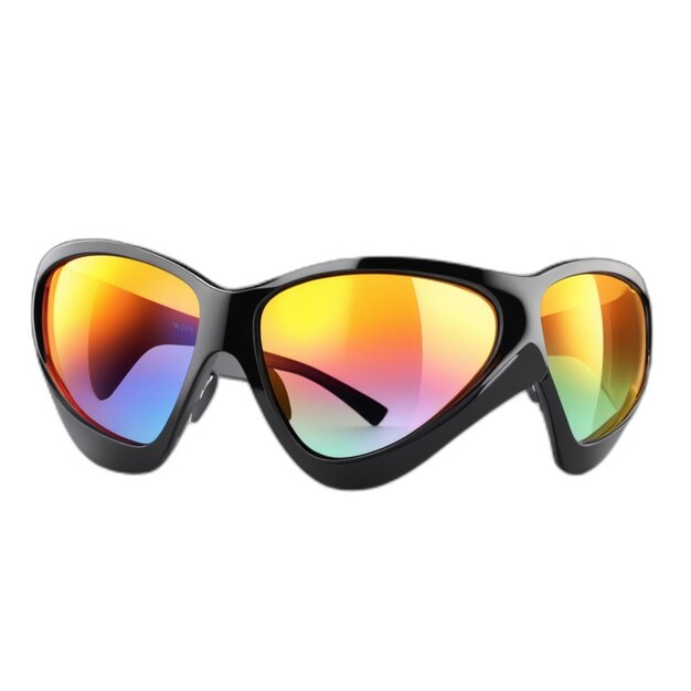 PSD psd de lunettes sur fond blanc