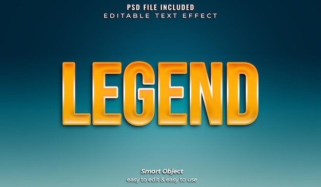 PSD luxury 3d text effect