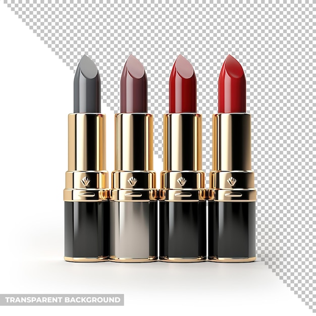 psd luxury lipstick isolated without background