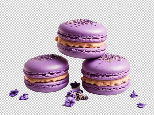 PSD psd macarons png em um fundo transparente