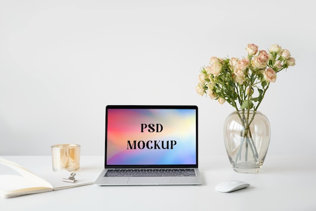 PSD-Macbook-Mockup für das Mac