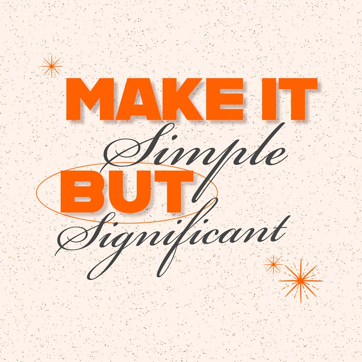 PSD psd make it simple quotes typografie-design für soziale medien und instagram-post-vorlage