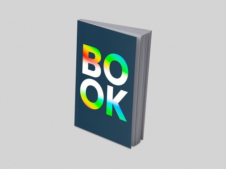 psd Maqueta de libro de tapa dura