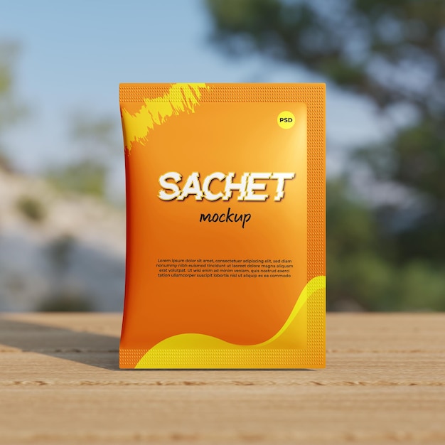 Psd De La Maquette Du Sachet