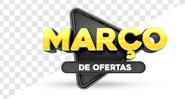 PSD psd marcha de ofertas para composição