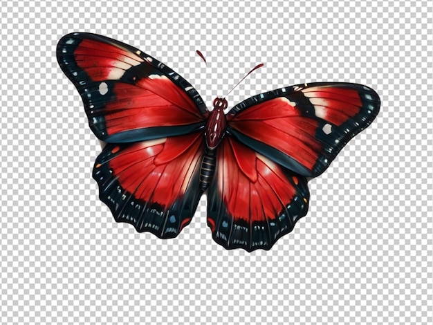 PSD psd de una mariposa en 3d