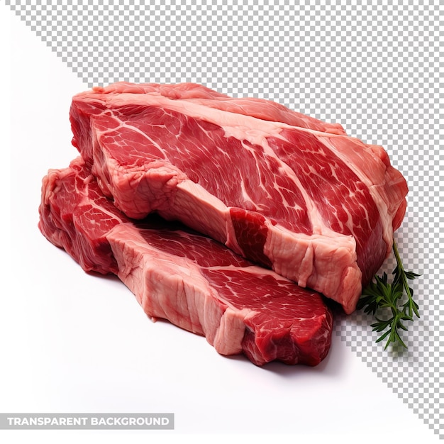 psd Meat isolated without background