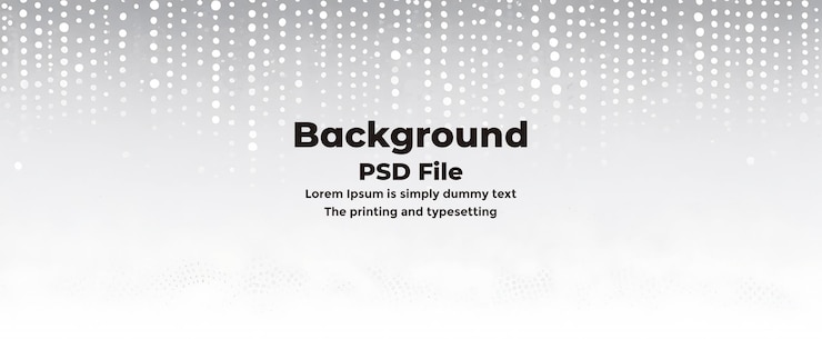 PSD psd medio tono fondo blanco gris puntos tecnología de textura de fondo blanco abstracto