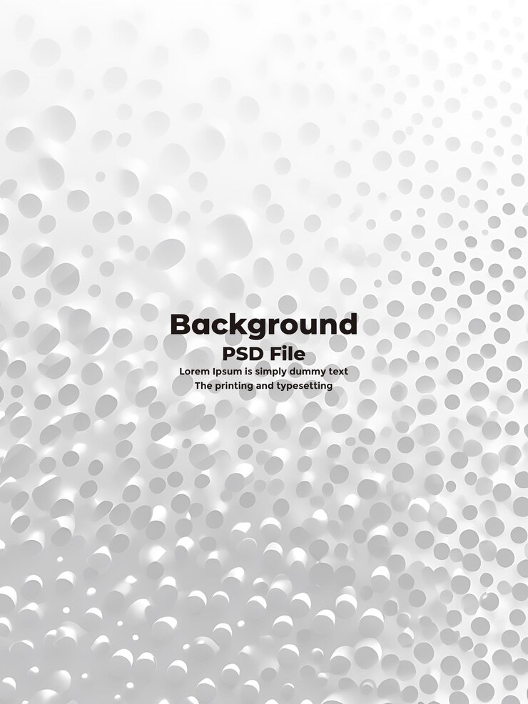 PSD psd medio tono fondo blanco gris puntos tecnología de textura de fondo blanco abstracto
