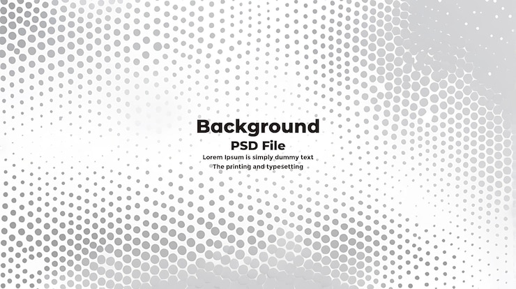 PSD psd medio tono fondo blanco gris puntos tecnología de textura de fondo blanco abstracto