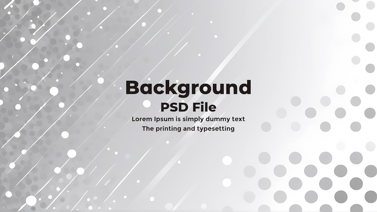 PSD psd medio tono fondo blanco gris puntos tecnología de textura de fondo blanco abstracto