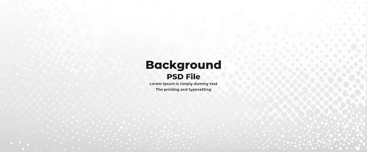 PSD psd medio tono fondo blanco gris puntos tecnología de textura de fondo blanco abstracto