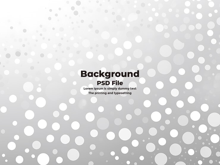 PSD psd medio tono fondo blanco gris puntos tecnología de textura de fondo blanco abstracto