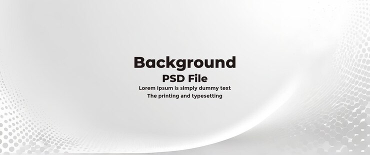 PSD psd medio tono fondo blanco gris puntos tecnología de textura de fondo blanco abstracto