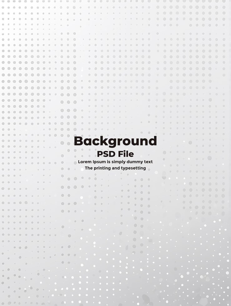 PSD psd medio tono fondo blanco gris puntos tecnología de textura de fondo blanco abstracto