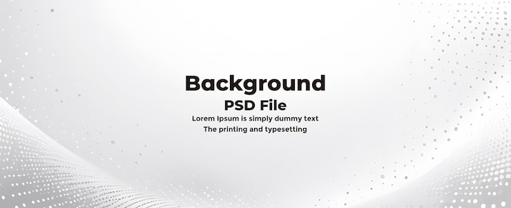 PSD psd medio tono fondo blanco gris puntos tecnología de textura de fondo blanco abstracto