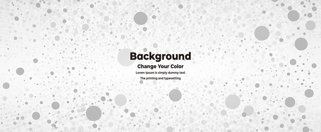 PSD Medio tono fondo blanco gris Puntos tecnología de textura de fondo blanco abstracto