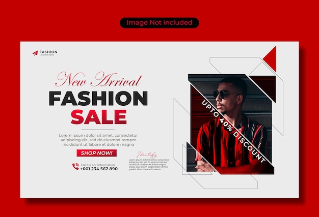 PSD mega moda vendita instagram post design