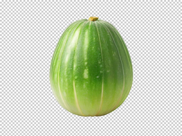 Psd melón de invierno png en un fondo transparente